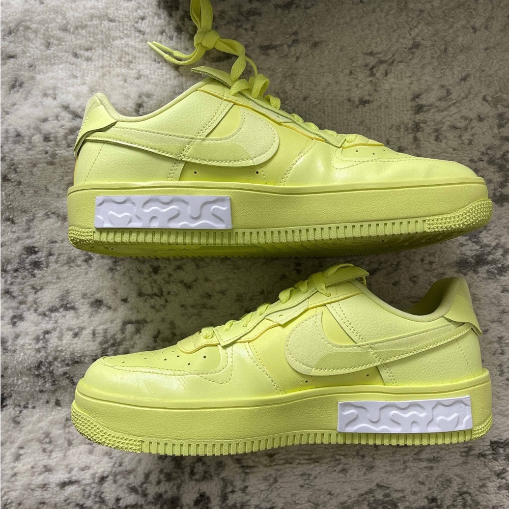 Nike Air Force 1 Fontanka ‘Yellow Strike’ size 12 W 10.5 M - Picture 2 of 9